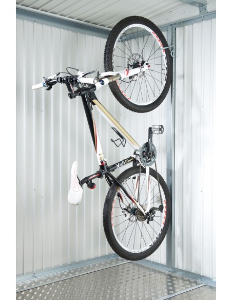 Support de vélo pour abri métallique