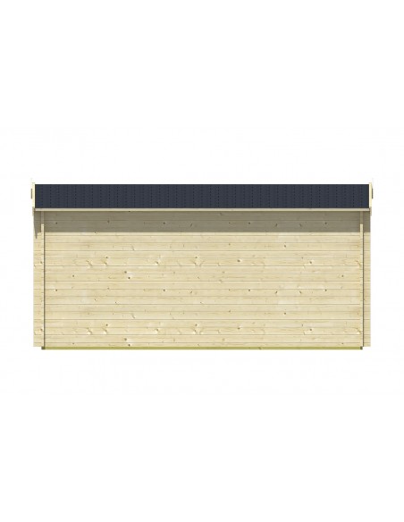 Tuinhuisje met dubbele deur en dubbel glas