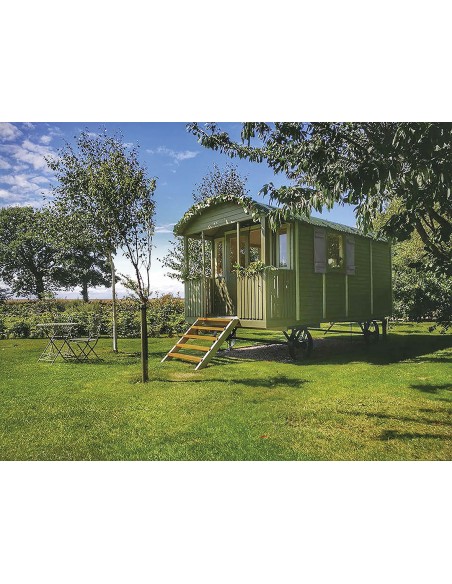 Roulotte en bois a vendre