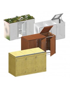 Cabane pour poubelles