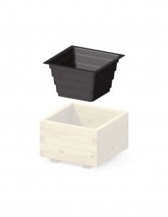 Inzet voor vierkante bloembakken