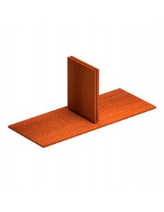 Pied en acier corten