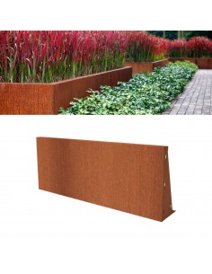 Border in cortenstaal