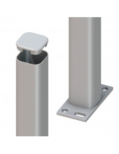 Poteau métallique à visser ou à bétonner 2