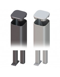 Poteau métallique à visser ou à bétonner