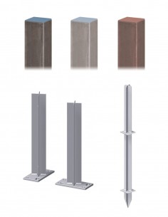 Poteau composite WPC