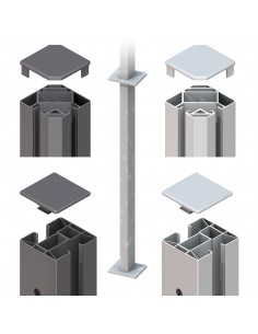 Poteaux à bétonner Clips