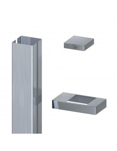 Habillage Inox pour poteaux Clips 2