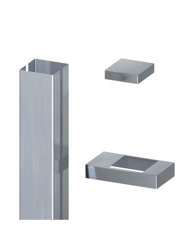 Roestvrijstalen cover voor Clips-palen