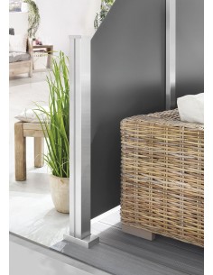 Habillage Inox pour poteaux Clips