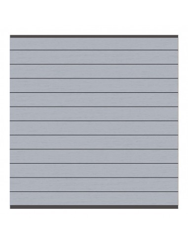 Palissade de jardin en bois composite