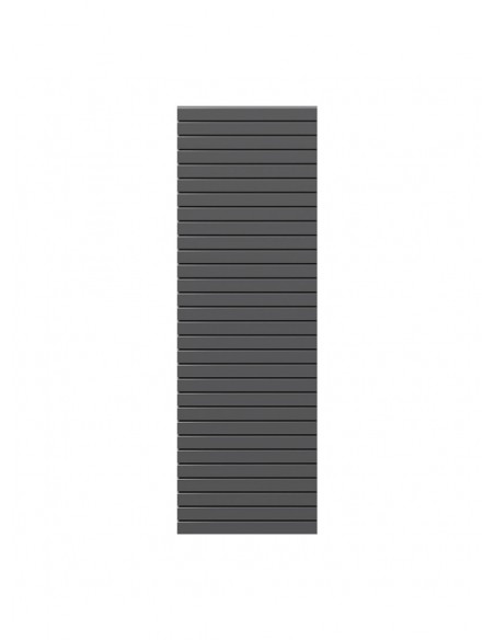 Palissade à lattes obliques en aluminium