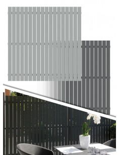 Claustras à lattes en aluminium