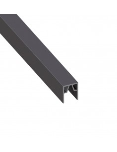 Afwerkingsprofiel voor omheiningen in composiet, alu en thermowood 2