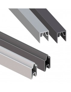 Afwerkingsprofiel voor omheiningen in composiet, alu en thermowood