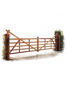 Barrière de manège chevaux