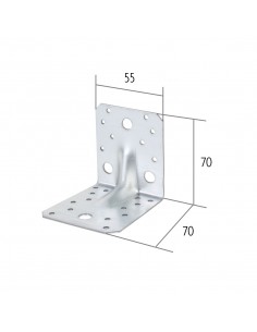 Roestrvrij staal hoekanker sterk 2