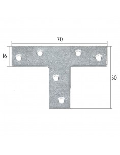 Platine d'assemblage forme en T 2