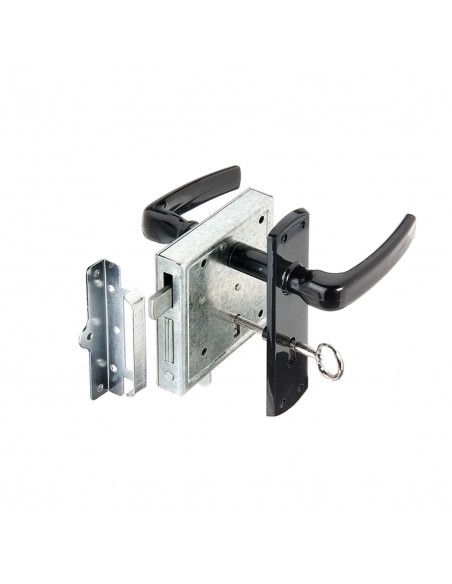 Serrure en applique universelle