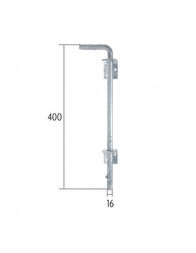 Verrou baionnette vertical