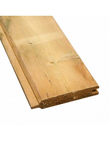 Planche en sapin rainure et languette