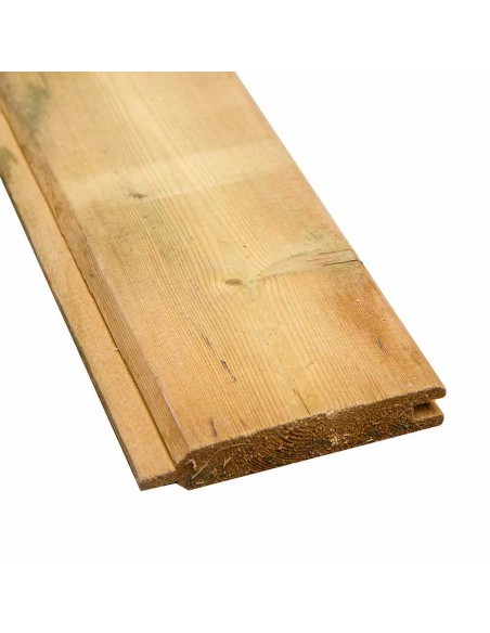 Planche en sapin rainure et languette