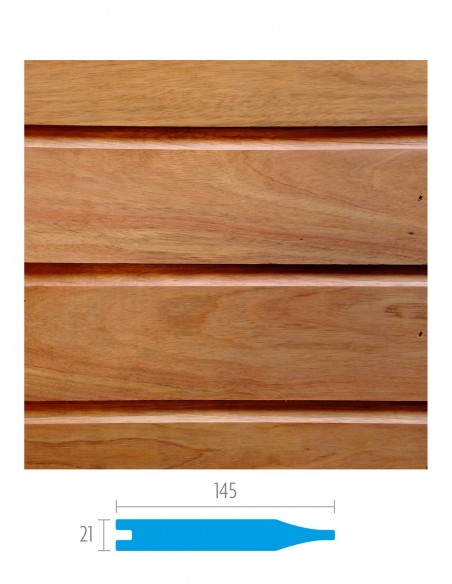 Bardage en Bangkirai