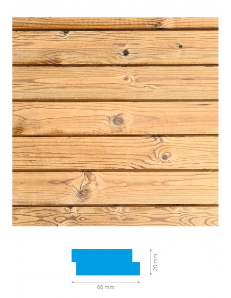 Bardages Z en Thermowood