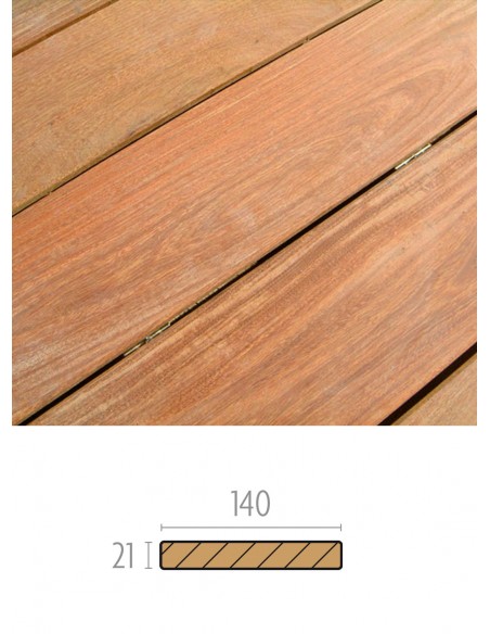 Terras in exotisch hout Ipe