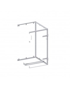 Extension en métal pour cache poubelle