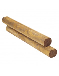 Bille de bois pour potager carré 2