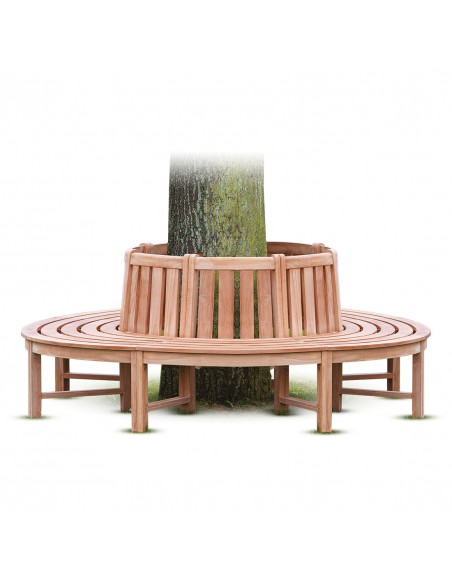 Banc contour d'arbre