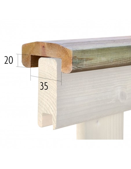 Profilé de finition pour balustrade