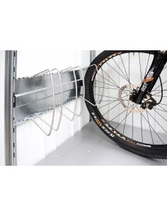 Range vélo pour box en métal