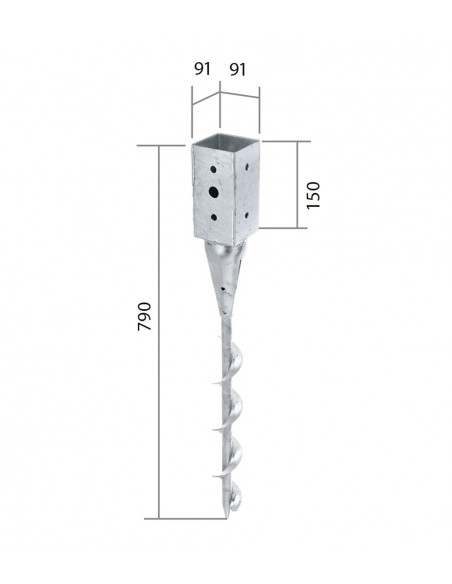 Pilotis de terrasse sur pelouse