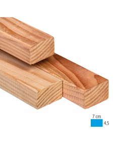 Lambourdes et chevrons en douglas