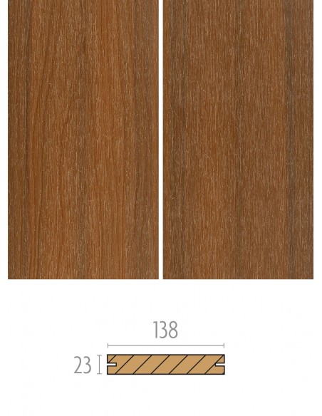 Teak composiet vlonder