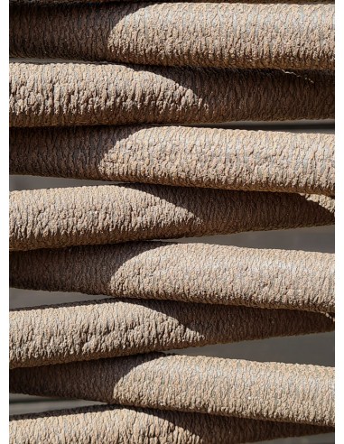 Schutting in gevlochten fiber takken