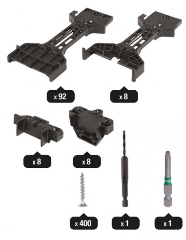 Onzichtbare bevestigingen Roots voor standaardplanken