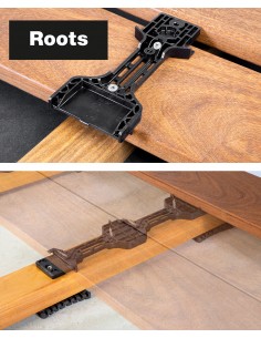 Fixations invisibles Roots pour lames standards