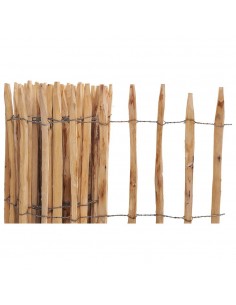 Clôture de jardin en châtaignier