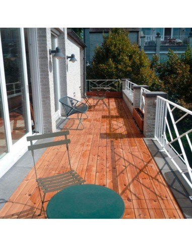 Terrasse en Thermowood Pin