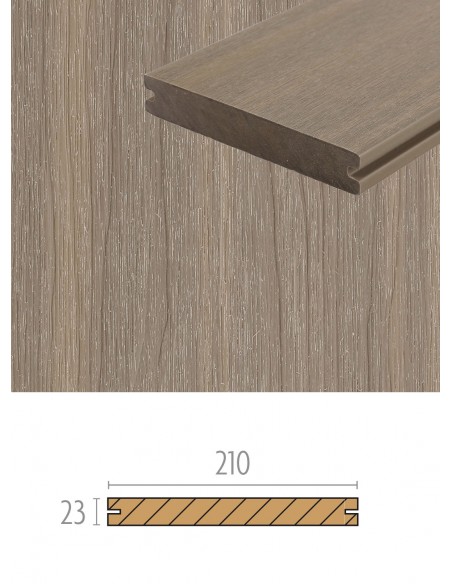 Terrasse en bois composite Multigrey Light