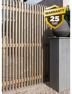 Palissade a latte verticales