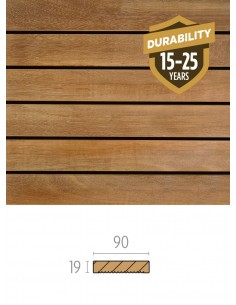 Smal plank Bangkirai-terras