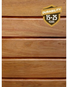 Bekleding in Bangkirai