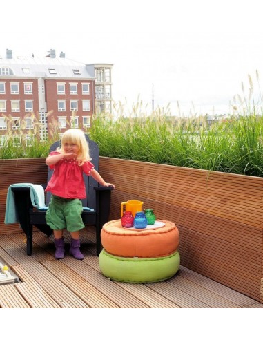 Terrasse en Bangkiraï rainuré FSC