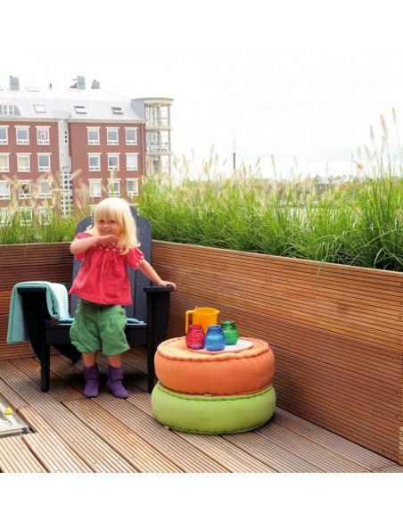 Terrasse en Bangkiraï rainuré FSC