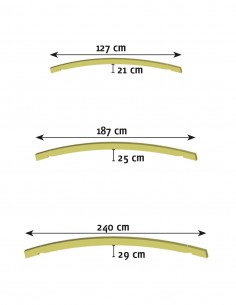 Boogvormige ruiter pergolas
