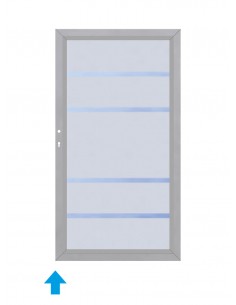 Op maat gemaakte glazen buitendeur 2